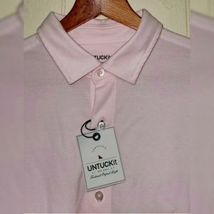 Untuckit Wrinkle Free Button Shirt Men 2XL, XL, L